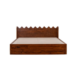 Wood Hydraulic Storage Bed