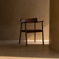 Tatvaacasa Modern Round Solid Wood Dining Table Set with Marble Top