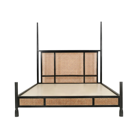 Cane Mango Wood Poster Bed