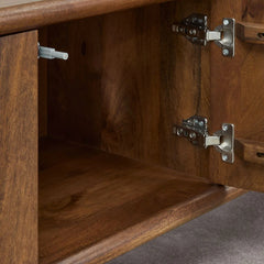 Wooden Walnut Finish TV Cabinet