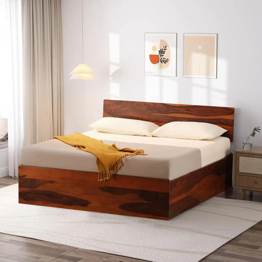 Sheesham Solid Wood Storage Beds