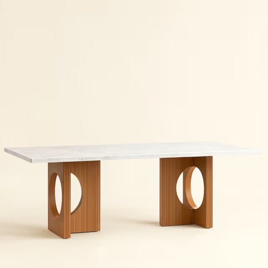 Marble Top Dining Table
