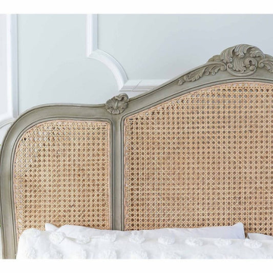 Hand Carved Rattan Bed | Luxury Bed
