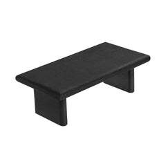 Relic Wooden Textured Coffee Table in White