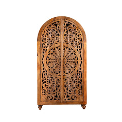 Hand Carved Mango Wood Wardrobe