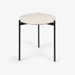 Modern Coffee Table with Metal Legs Nesting Table