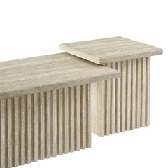 Tatvaacasa Nesting Coffee Tables Set of 2 in