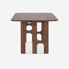 Tatvaacasa White Wash Modern Dining Table