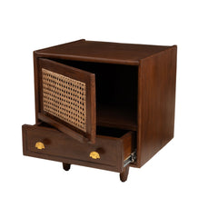 Modern Cane Bed Side Table