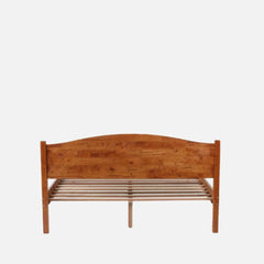 Solid Wooden Plain Bed