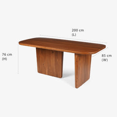 Dining Table With 6 Attica Chairs
