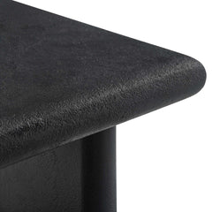 Relic Wooden Textured Coffee Table in White