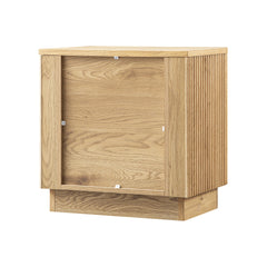 Linea Casa 2-Drawer Bedside Table, Oak