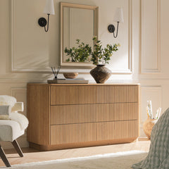 Linea Casa Chest of 6 Drawers, Oak