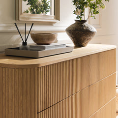 Linea Casa Chest of 6 Drawers, Oak