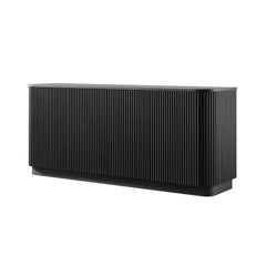 Linea Casa Large 4-Door Sideboard, Black