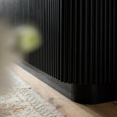 Linea Casa Large 4-Door Sideboard, Black