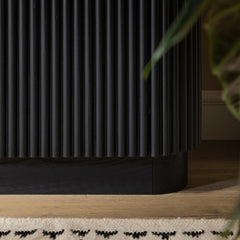 Linea Casa Large 2-Door Sideboard with Drawers, Black