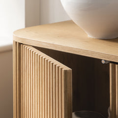 Linea Casa Tall Cabinet, Oak