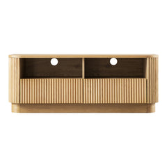Linea Casa 120cm TV Unit with Drawers, Silver Oak