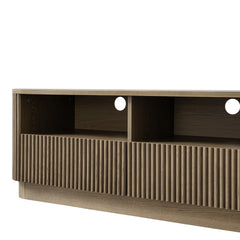 Linea Casa 120cm TV Unit with Drawers, Silver Oak