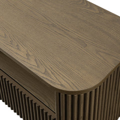 Linea Casa 120cm TV Unit with Drawers, Silver Oak