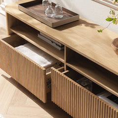 Linea Casa 162cm TV Unit with Drawers, Oak