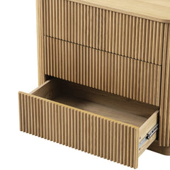 Linea Casa Chest of 3 Drawers, Oak