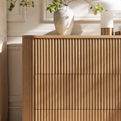 Linea Casa Chest of 3 Drawers, Oak