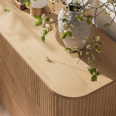 Linea Casa Chest of 3 Drawers, Oak