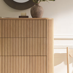 Linea Casa Chest of 5 Drawers, Oak