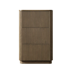 Linea Casa 3-Door Shoe Storage Cabinet, Oak