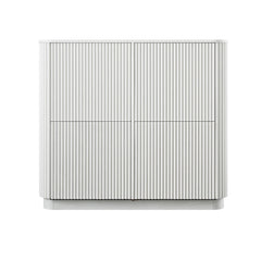 Linea Casa 4-Door Shoe Storage Cabinet, Oak