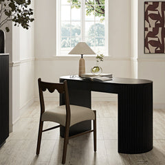 Linea Casa 1-Drawer Writing Desk, Washed White