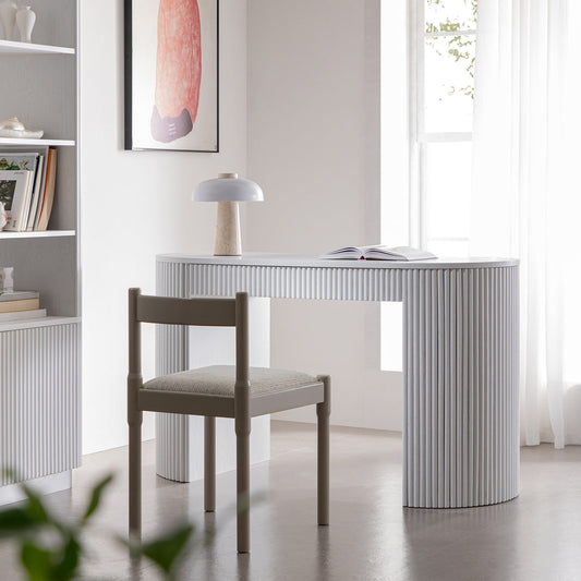 Linea Casa 1-Drawer Writing Desk, Washed White