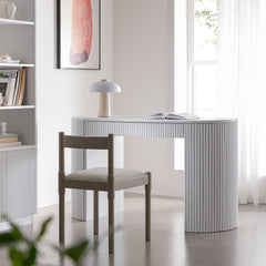 Linea Casa 1-Drawer Writing Desk, Washed White