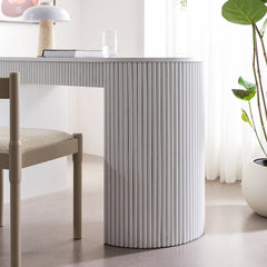 Linea Casa 1-Drawer Writing Desk, Washed White