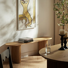 Linea Casa 150cm Dining Bench, Oak