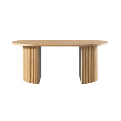 Linea Casa Oval Coffee Table, Oak
