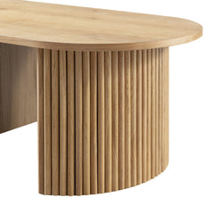 Linea Casa Oval Coffee Table, Oak