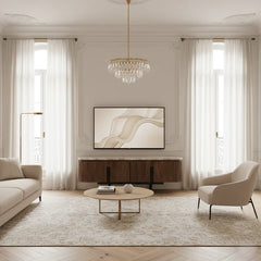 Tatvaacasa Modern Marble Top Tv Unit