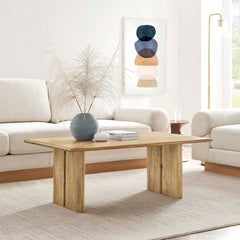 Wood Coffee Table in Walnut Finish