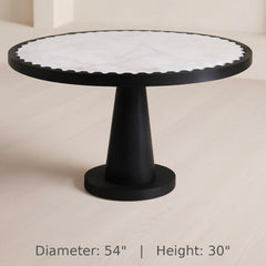 Contemporary Round Dining Table
