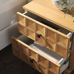 Everyday 2-Drawer Bedside Table, Natural