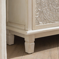 Signature Whitewashed Corner TV Unit