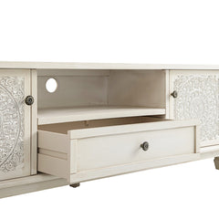 Signature Whitewashed 150cm Wide TV Unit