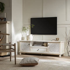 Signature Whitewashed 150cm Wide TV Unit