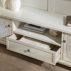 Signature Whitewashed 150cm Wide TV Unit