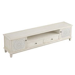 Signature Whitewashed 200cm Wide TV Unit