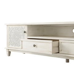 Signature Whitewashed 200cm Wide TV Unit